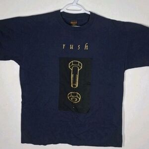 Vtg! RUSH Counterparts Tour 1993 BROCKUM "counter sink" graphic RARE concert Tee